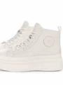 Ghete Barbati din piele naturala 7789 WHITE | ADVANCER