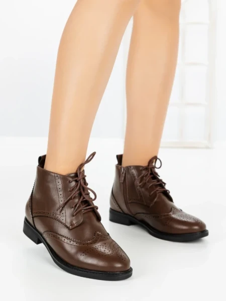 Ghete Dama FZ23-15 BROWN | H&D
