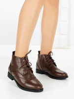 Ghete Dama FZ23-15 BROWN | H&D