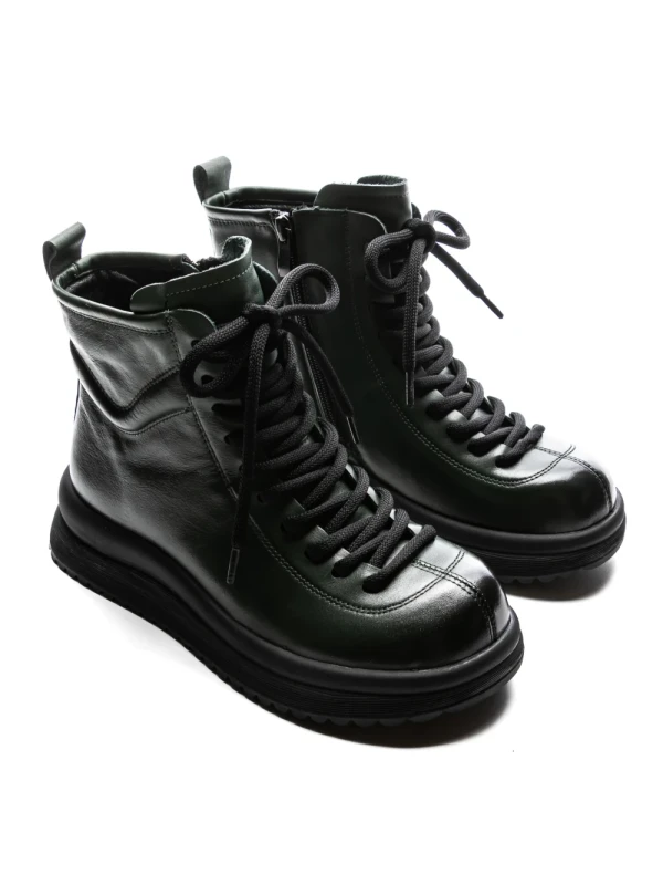 Ghete Dama din piele naturala 50258-2 GREEN | ADVANCER