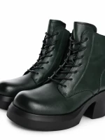 Ghete Dama din piele naturala M5307 GREEN | ADVANCER