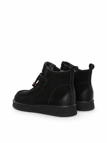 Ghete Dama din piele naturala 5782 BLACK | ADVANCER