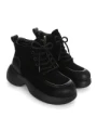 Ghete Dama din piele naturala 1575-2 BLACK | ADVANCER