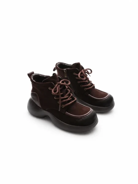 Ghete Dama din piele naturala 1575-2 BROWN | ADVANCER
