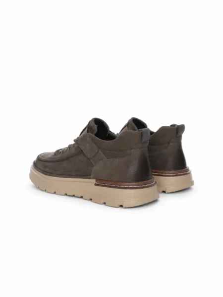 Ghete Barbati din piele naturala R028-1 GREY | ADVANCER