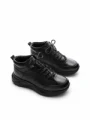 Ghete Barbati din piele naturala 35600 BLACK | ADVANCER