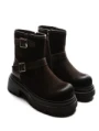 Ghete Dama din piele naturala 2810-2 BROWN | ADVANCER