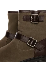 Ghete Dama din piele naturala 2810-2 KHAKI | ADVANCER
