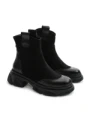 Ghete Dama din piele naturala 2202-1 BLACK | ADVANCER