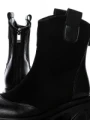 Ghete Dama din piele naturala 2202-1 BLACK | ADVANCER