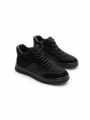 Ghete Barbati din piele naturala CM611R BLACK | ADVANCER