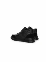 Ghete Barbati din piele naturala CM611 BLACK | ADVANCER