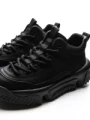 Ghete Barbati din piele naturala 01701 BLACK | ADVANCER