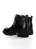 Ghete Dama din piele naturala 25808 BLACK | ADVANCER