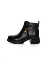 Ghete Dama din piele naturala 25808 BLACK | ADVANCER