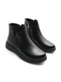 Ghete Dama din piele naturala 2587 BLACK | ADVANCER