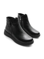 Ghete Dama din piele naturala 2587 BLACK | ADVANCER