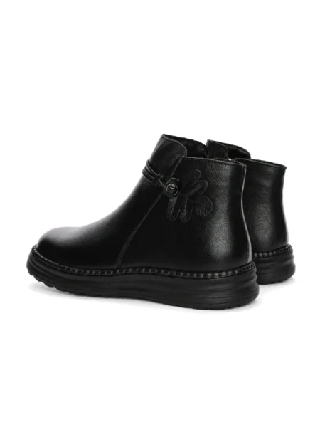 Ghete Dama din piele naturala 2587 BLACK | ADVANCER