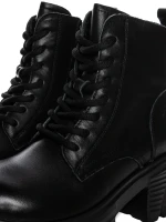 Ghete Dama din piele naturala 3007 BLACK | ADVANCER