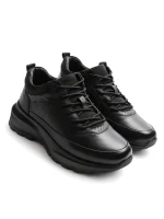 Ghete Barbati din piele naturala 37318 BLACK | ADVANCER