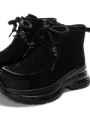 Ghete Dama din piele naturala 8601 BLACK | ADVANCER
