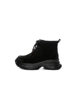 Ghete Dama din piele naturala 8601 BLACK | ADVANCER