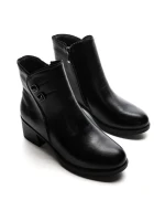 Ghete Dama din piele naturala E0210-1 BLACK | FORMAZIONE