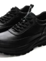 Ghete Barbati din piele naturala 5329 BLACK | ADVANCER