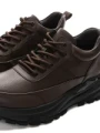 Ghete Barbati din piele naturala 5329 COFFEE | ADVANCER