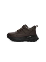 Ghete Barbati din piele naturala 5329 COFFEE | ADVANCER