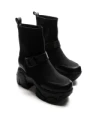 Ghete Dama din piele naturala 88H902 BLACK | ADVANCER