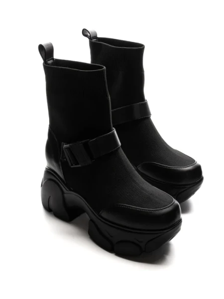 Ghete Dama din piele naturala 88H902 BLACK | ADVANCER