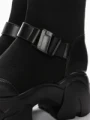 Ghete Dama din piele naturala 88H902 BLACK | ADVANCER
