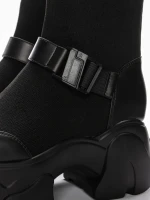 Ghete Dama din piele naturala 88H902 BLACK | ADVANCER