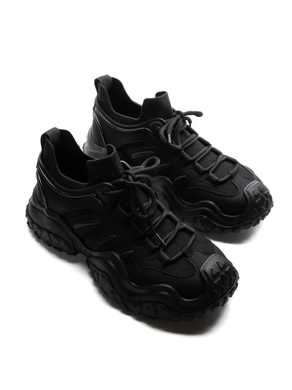 Pantofi Sport Barbati din piele naturala 5351 BLACK | ADVANCER