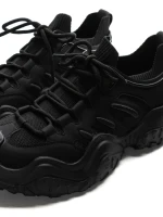 Pantofi Sport Barbati din piele naturala 5351 BLACK | ADVANCER
