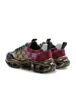 Pantofi Sport Barbati din piele naturala 5355 YELLOW-GREEN | ADVANCER