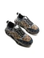 Pantofi Sport Barbati din piele naturala 5355 YELLOW-BLUE | ADVANCER