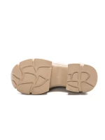 Damskie buty ze skóry naturalnej 88H902 Brzoskwiniowy | Advancer