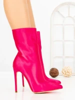 Botine cu Toc Subtire C-269X FUCHSIA | STEPHAN