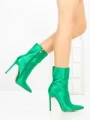 Botine cu Toc Subtire C-269X GREEN | STEPHAN