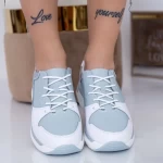 Damskie buty sportowe AW199 Biały-Niebieski | Angel Blue