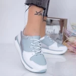 Damskie buty sportowe AW199 Biały-Niebieski | Angel Blue