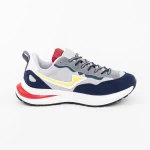 Męskie buty sportowe HF01-1 Ciemnoniebieski-Czerwony | Fashion