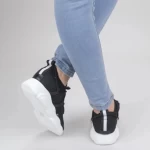 Damskie buty sportowe YQ50 Czarny-Biały | Mei