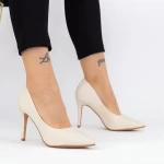 Buty na cienkim obcasie 2XKK250C Beżowy | Mei