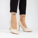 Buty na cienkim obcasie 2XKK250C Beżowy | Mei