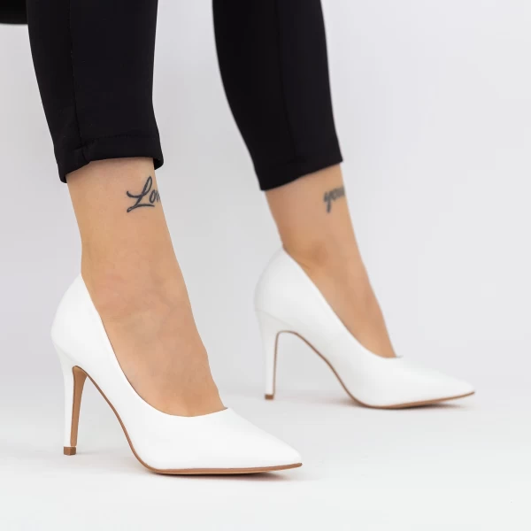 Buty na cienkim obcasie 2XKK250C Biały | Mei