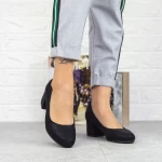 Buty na grubym obcasie B671 Czarny | Fashion