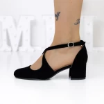 Buty na grubym obcasie 2YXD30 Czarny | Mei